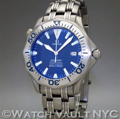 omega seamaster electric blue titanium|omega seamaster titanium price.